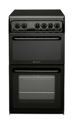 Hotpoint HAE51KS Electric Cooker, Black